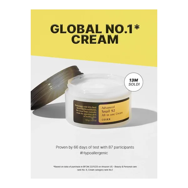Advanced Snail 92 All In One Cream 100ml by Cosrx — wholesale Dubai