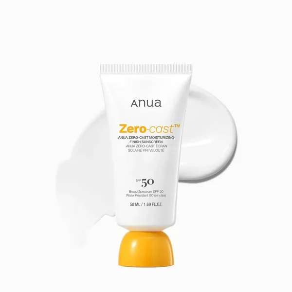 Zero-Cast Moisturizing Finish SPF50 Sunscreen 50ml by Anua — wholesale UAE