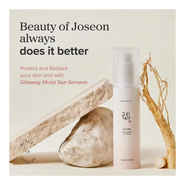 Ginseng Moist SPF50+ PA++++ Sun Serum 50ml by Beauty of Joseon — wholesale UAE