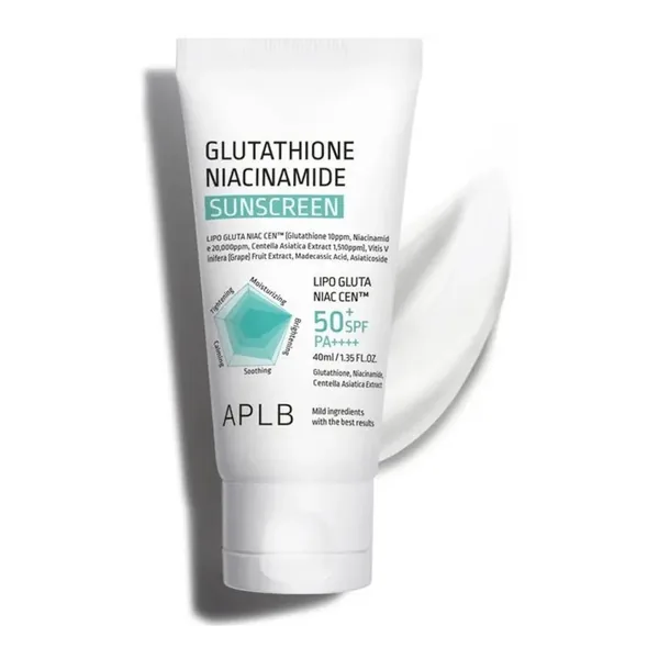 Glutathione Niacinamide Sunscreen 40ml by APLB — wholesale Dubai